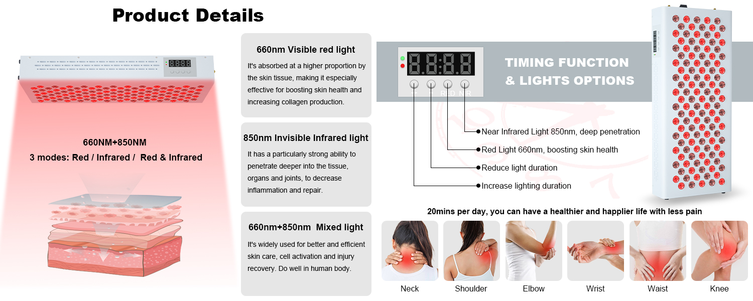 600W Infrared Light Therapy Machine - Generation Revive
